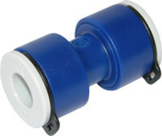 Reich UniQuick straight connector 12 mm blue