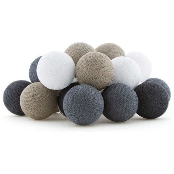 COTTON BALL GLAMPING GREY 20 EXT