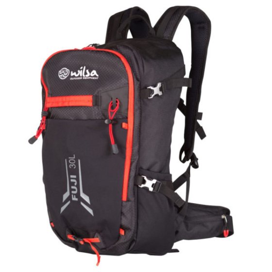 Wilsa Fuji 30 dagrugzak van ripstop nylon - zwart