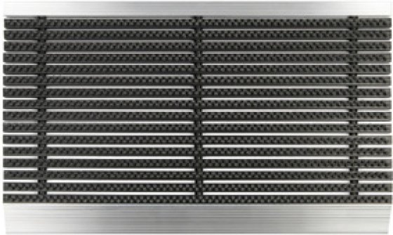 BABYLON Aluscraper deurmat 45 x 75 cm grijs