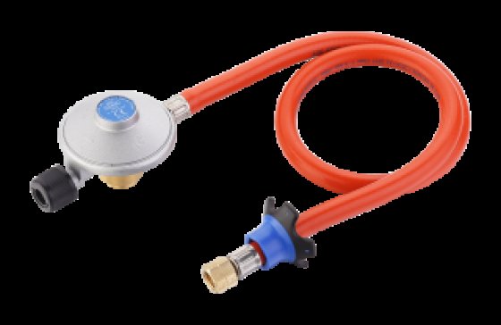 CADAC EN417 gas pressure regulator 30 mbar with 85 cm gas hose