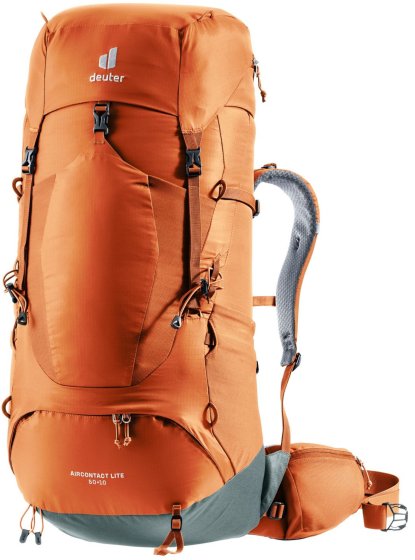 Deuter Aircontact Lite 50+10 trekkingsrugzak chestnut-teal