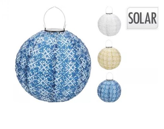 LAMPE SOLAIRE LAMPION BOULE 30CM