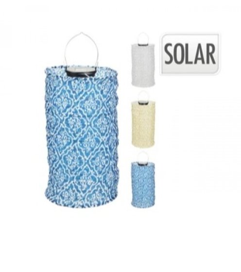 LAMPE SOLAIRE LAMPION CYLINDRE ASS