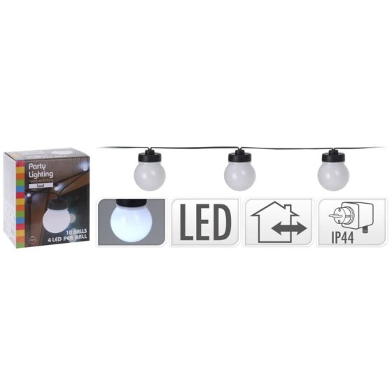 LICHTSLINGER LED 10 LAMPEN WIT