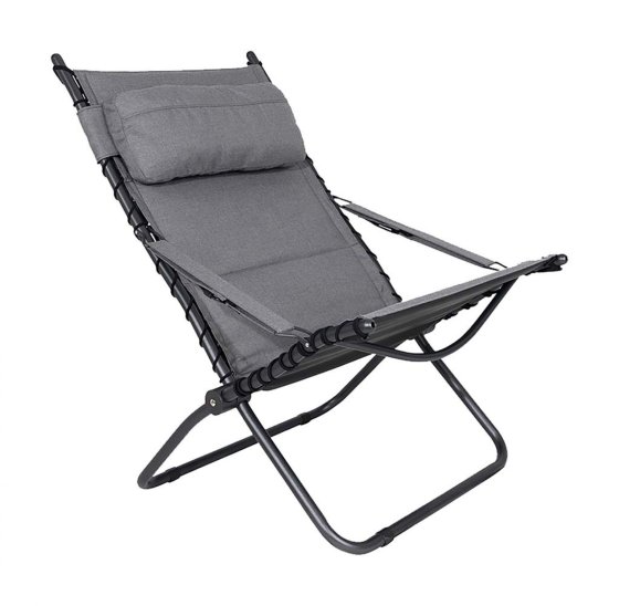 Crespo AP/262-TC loungestoel Tex-Comfort lichtgrijs
