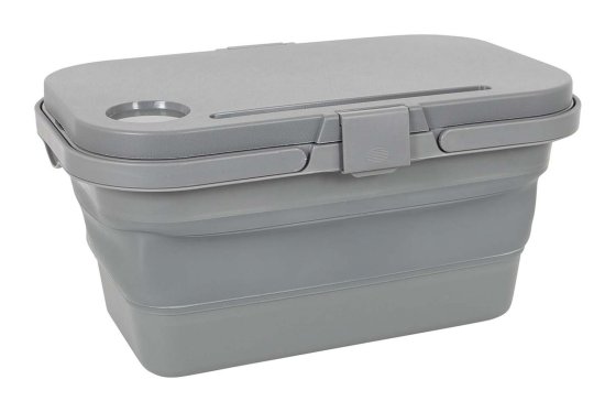 Bo-Camp Bassine pliable 17 litres avec plateau de table