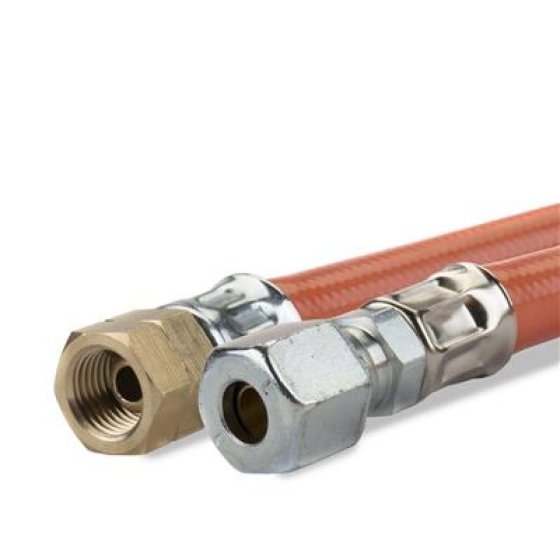 Gimeg PVC-Gasschlauch 60 cm 1/4 Zoll links x 8 mm