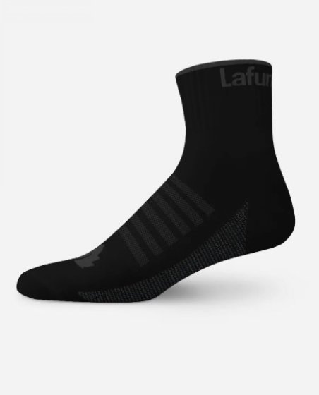 SOCKS ACTIVE WOOL QUARTER 45/47 BLACK
