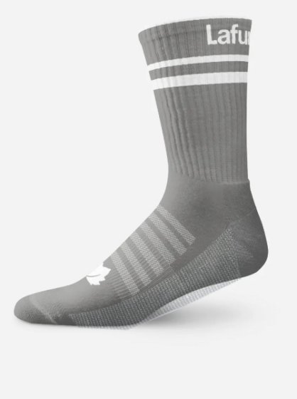 SOCKS ACTIVE WOOL MID 42/44 HEATHER GREY