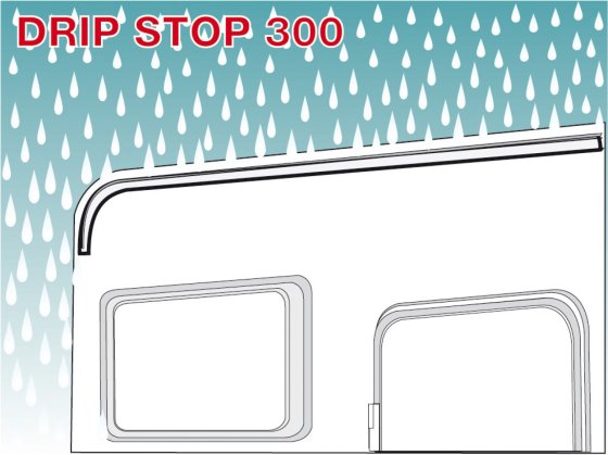 FIAMMA Drip Stop 300 selbstklebende Dachrinnenleiste 300 cm