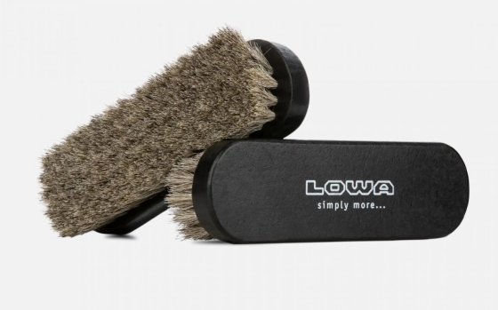 LOWA onderhoudsborstel paardenhaar zwart
