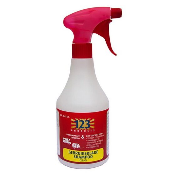 123 Products Clean gebruiksklare shampoo 650 ml