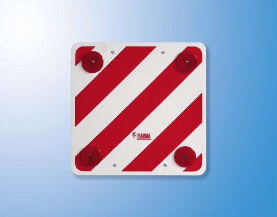 Fiamma warning panel 50 x 50 cm with 4 reflectors