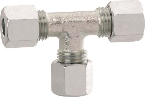 Raccord en T gaz BADE à compression 10 x 10 x 10 mm
