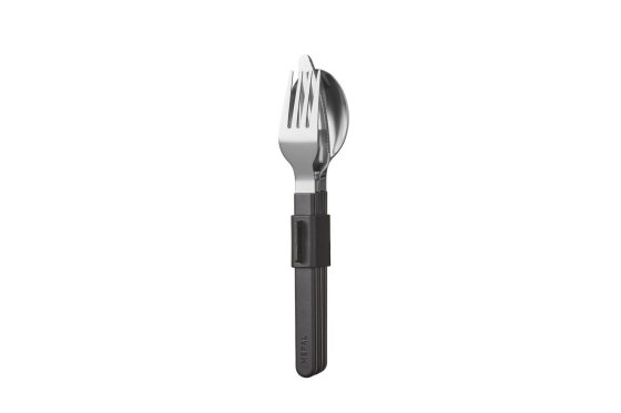 Mepal Silueta bestekset 3-delig met houder - Nordic Black