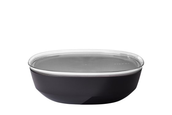 Mepal Silueta serving bowl 4.0 L with lid - Nordic Black