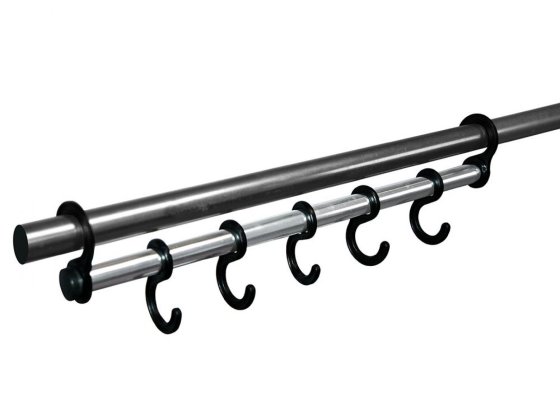 DEFA tentkapstok compact 7-haaks aluminium