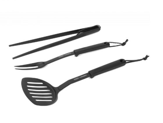 CADAC BBQ tool set 3-piece heat-resistant plastic