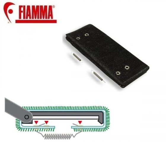 FIAMMA Clean Step black step mat for caravan and motorhome