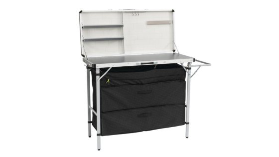 Outwell Magante camping kitchen cupboard black