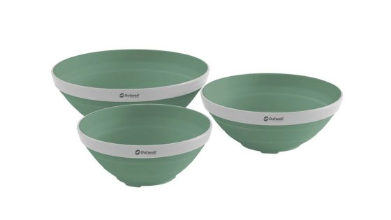 Outwell Collaps Bowl Set collapsible bowl set Shadow Green