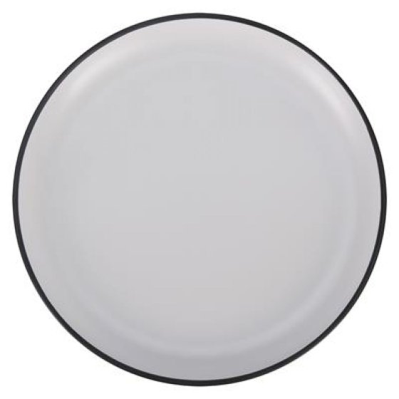 PLAT BORD MELAMINE 21CM WIT