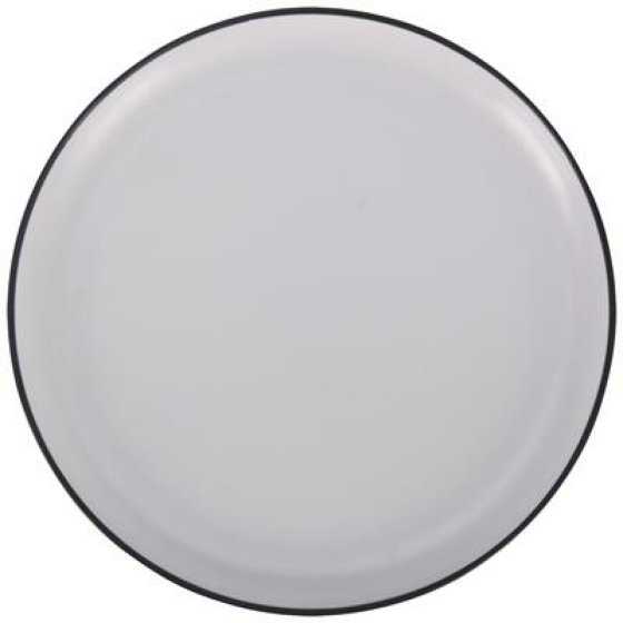 PLAT BORD MELAMINE 25CM WIT