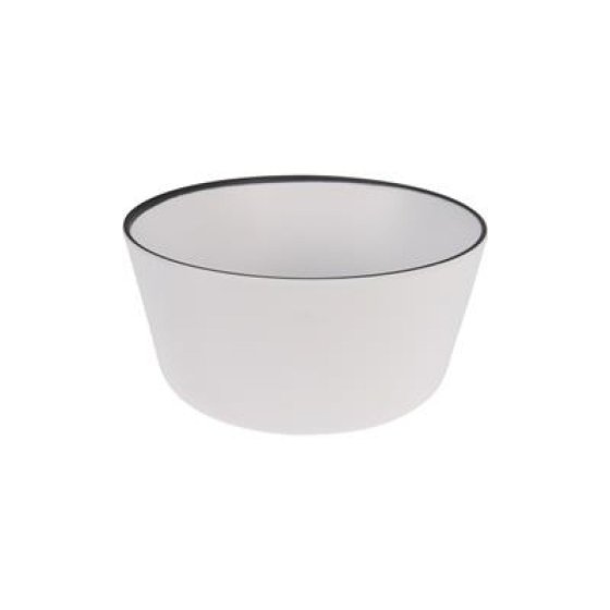 SCHAAL MELAMINE 250ML WIT