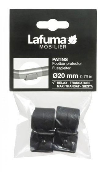 LAFUMA Schutzkappen für RSX und Transat Ø20 mm schwarz 4 Stück