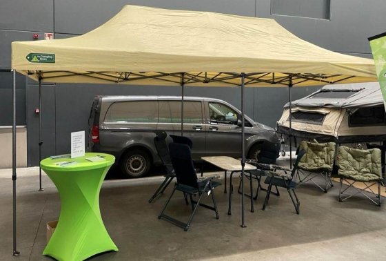 THECAMPINGSTORE zijwandset voor partytent 3 x 4,5 m
