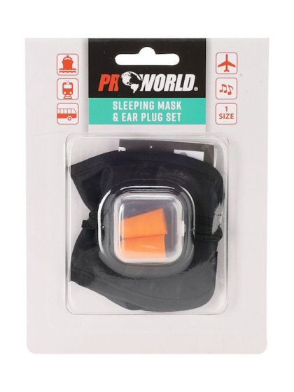 SLAAPMASKER + OORDOPJES