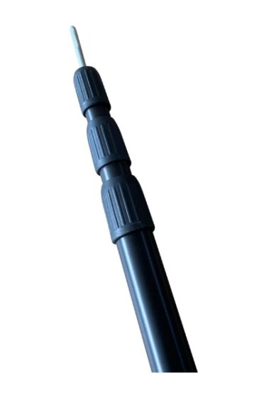 Campguru aluminium tarp pole 180 cm black