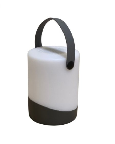 Human Comfort Mably Plus aufladbare Campinglampe mit Lautsprecher grau