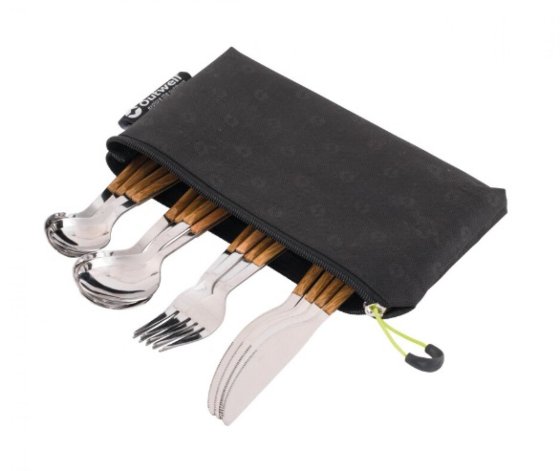 Outwell Pouch Cutlery Set Deluxe Besteckset mit Etui für 4 Personen