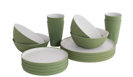 Outwell Gala dinner set for 4 people green
