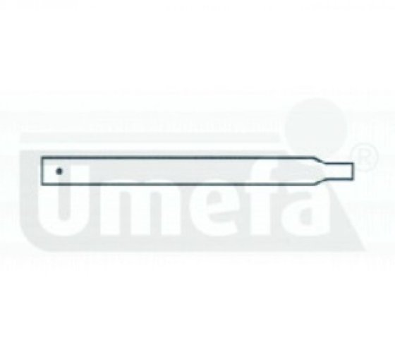 UMEFA stalen tentstok tussendeel 19 mm 70 cm met veer en gat