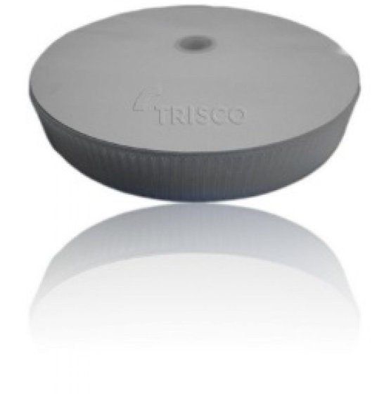 TRISCO hook-and-loop hook tape 50 mm white sew-on