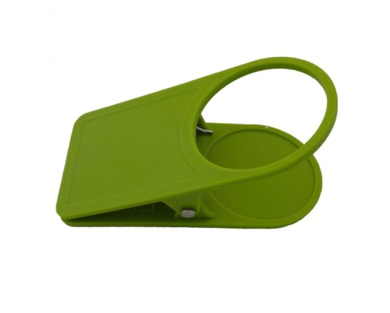 Gimex tafelclip bekerhouder groen kunststof