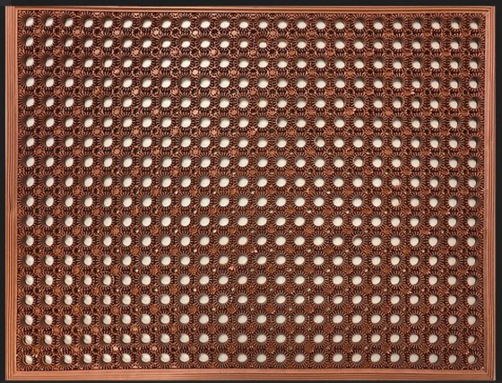 LEDENT outdoor deurmat terracotta 48 x 62 cm