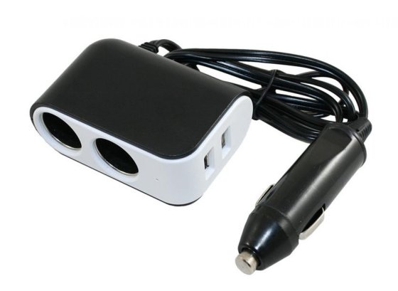 HABA répartiteur 12V avec 2x USB et 2x connexion 12V
