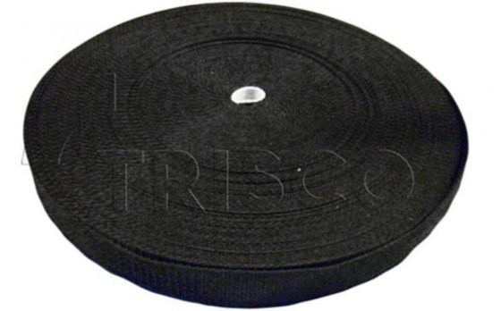TRISCO polypropylene strap 50 mm black per metre