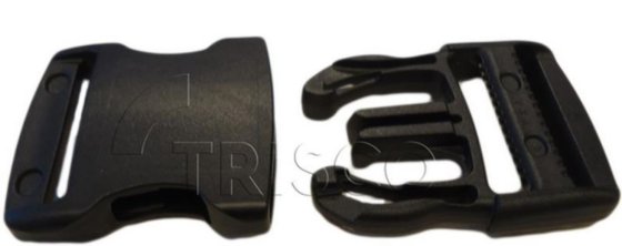 STEEKGESP 50MM ZWART