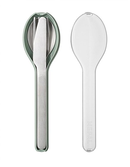 Mepal Ellipse set de couverts 3 pièces Nordic Sage