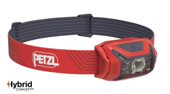 Petzl ACTIK Stirnlampe 450 Lumen rot