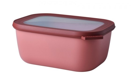 Mepal Cirqula rectangular multi bowl 1500 ml Vivid Mauve