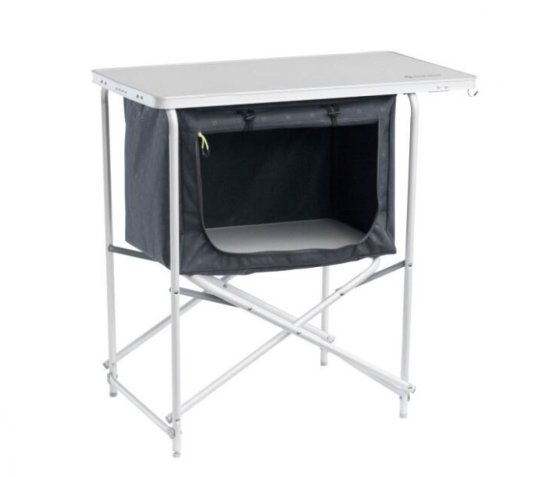 Outwell Andros camping kitchen cabinet with laminate worktop