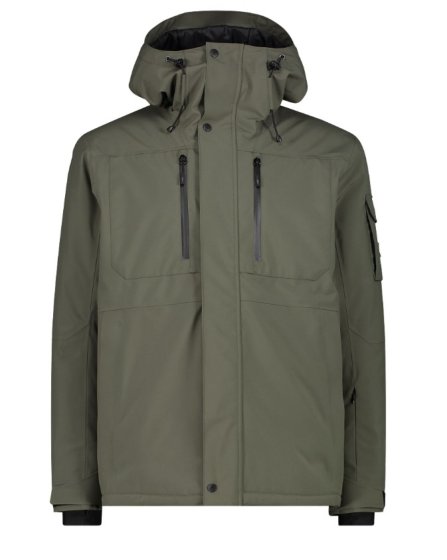 MAN JACKET FIX HOOD 48 OLIVE