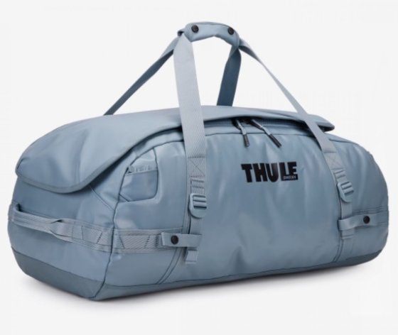 Thule Chasm 70L Duffeltasche mit Rucksackgurten - Pond Grey