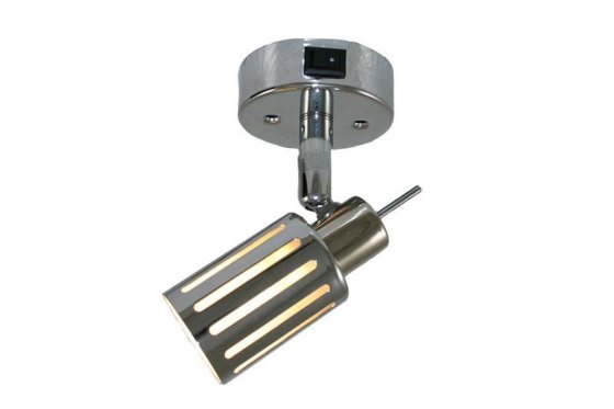 HABA Triton 12V LED opbouwspot met schakelaar chroom